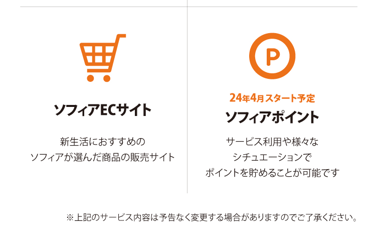 LINE連携 ソフィアECサイト ソフィアポイント