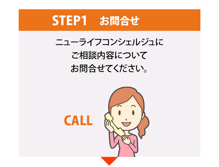 STEP1お問合せ