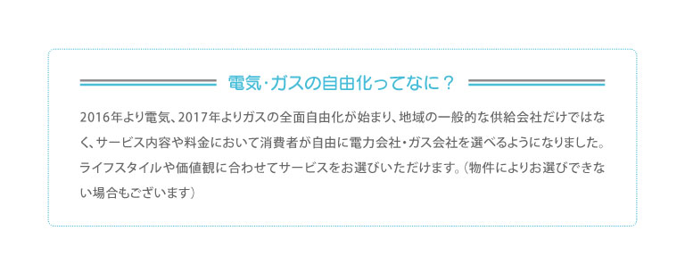 物件で利用可能な設備を無料で調査