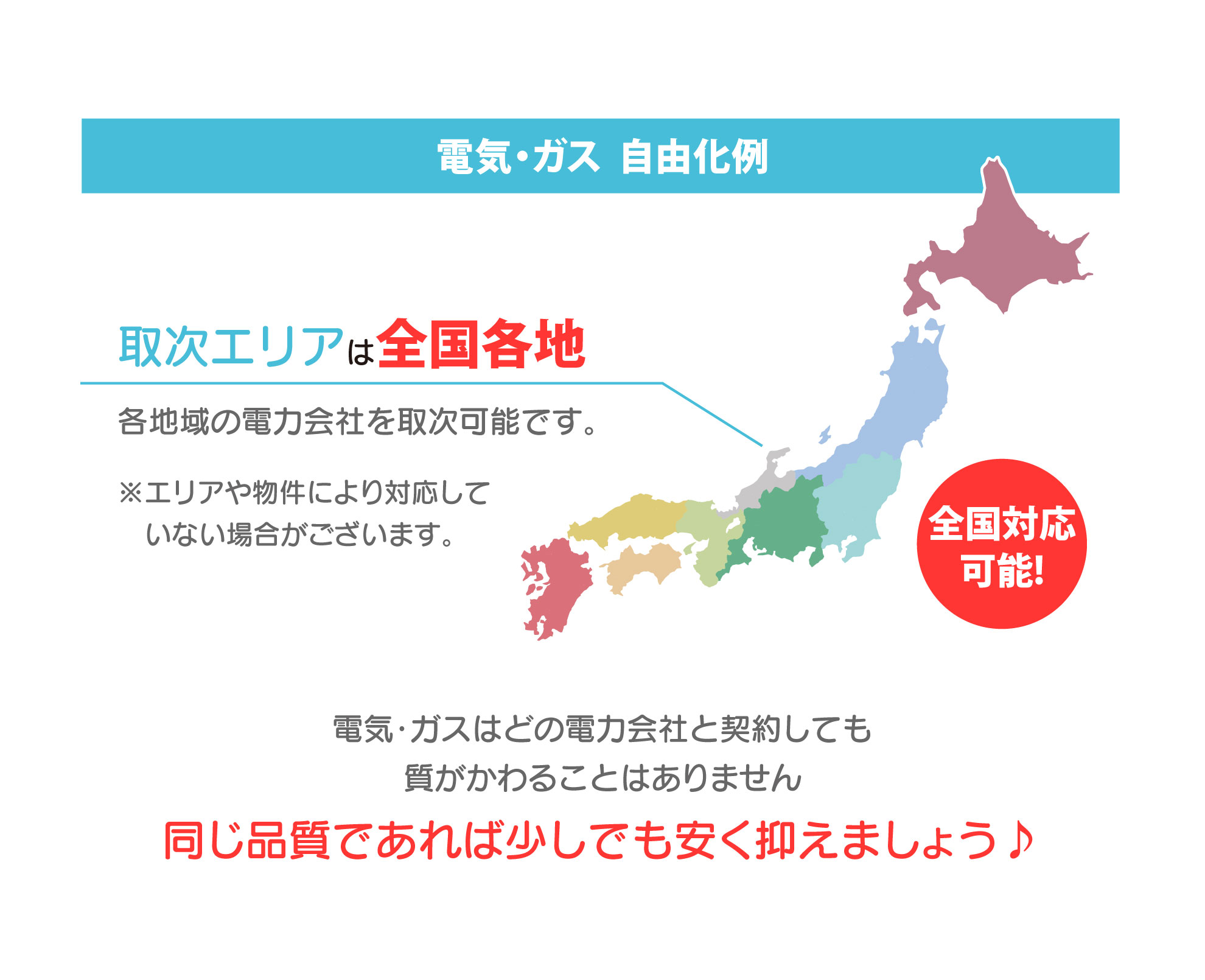 電気ガス自由化例